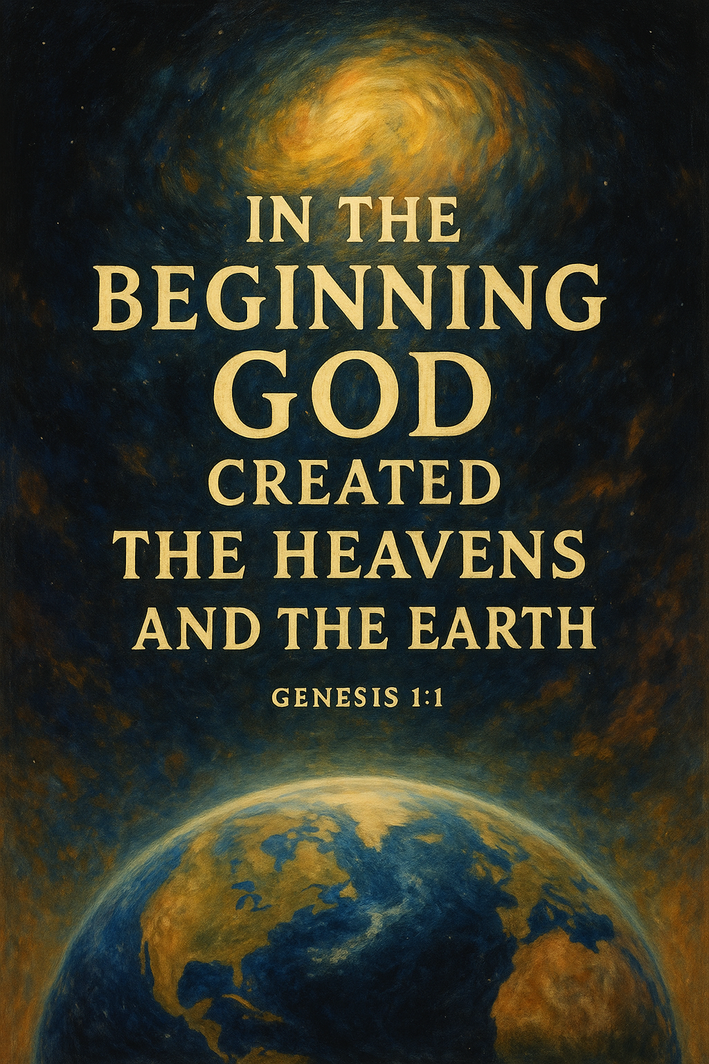 In the Beginning God Created - Genesis 1:1